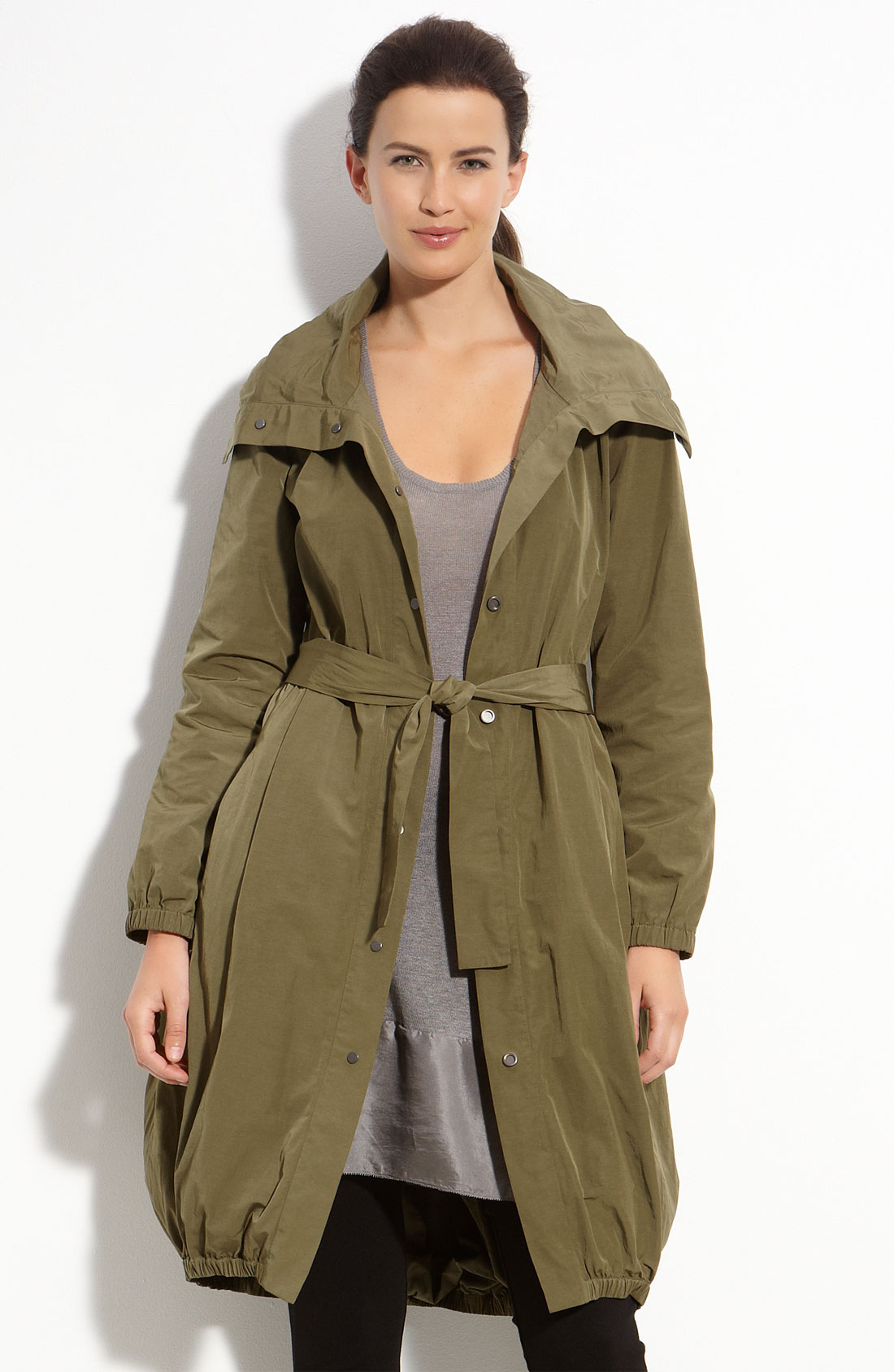 bubble trench coat womens