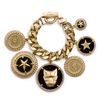 Givenchy Charm Bracelet (nordstrom Exclusive) in Gold (gold/ black) - Lyst