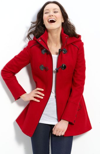 Guess Hooded Shaped Duffel Coat - Lyst