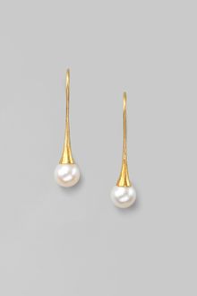 Gurhan Freshwater Pearl & 24k Yellow Gold Drop Earrings - Lyst
