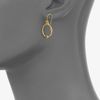 Gurhan 24k Gold & Black Diamond Hoop Earrings in Gold - Lyst