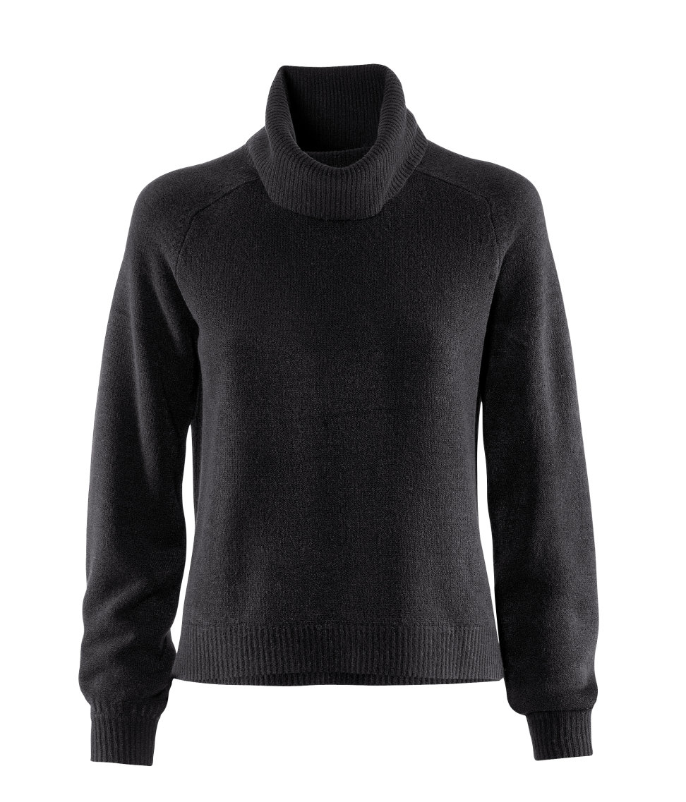 H&m Polo-neck Jumper in Black | Lyst
