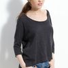 James Perse Boxy Tee in Blue (thunder) - Lyst