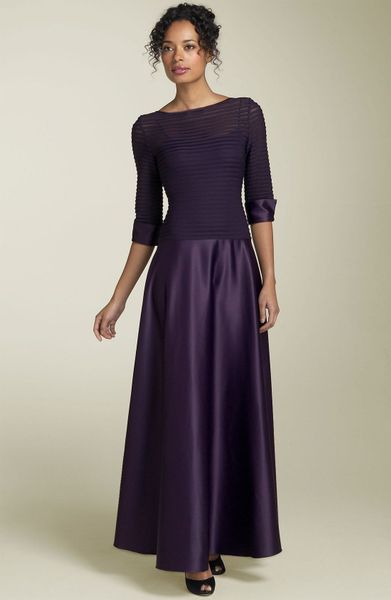 js collections illusion lace gown