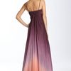 Js Collections Ombré Chiffon Gown in Purple (purple / orange) - Lyst