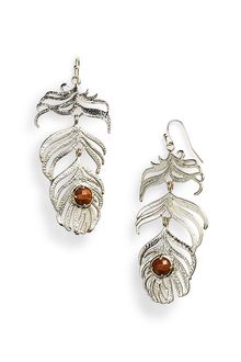 Kendra Scott Eileen Leaf & Stone Statement Earrings - Lyst