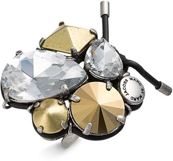 Marc By Marc Jacobs Claude Mixed Media Ring - Lyst