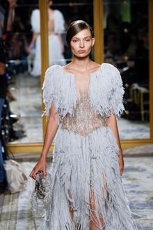 Marchesa Spring 2012 Silver Evening Clutch - Lyst