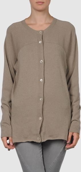 Marni Cardigans in Brown (steel) - Lyst