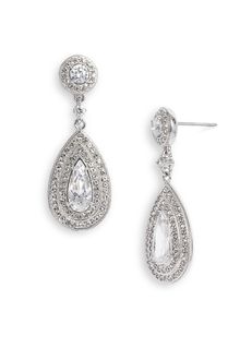 Nadri Pear Drop Earrings - Lyst