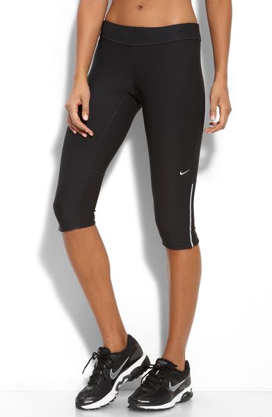 Nike Filament Capris in Black (black/ black) - Lyst