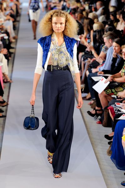 Oscar De La Renta Spring 2012 White Cardigan in White - Lyst