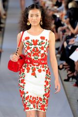 Oscar de la Renta Spring 2012 Floral Shift Dress