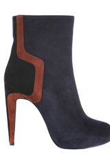 Pierre Hardy Tricolored Kid Suede Boots
