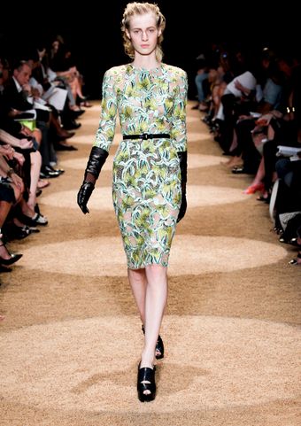 Proenza Schouler Spring 2012 Hawaiian Print Sheer Dress - Lyst