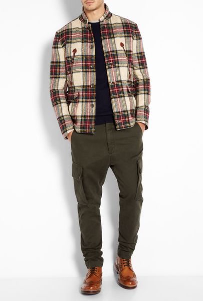 olive tapered pants