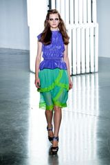Rodarte Spring 2012 Leather Plissé Top