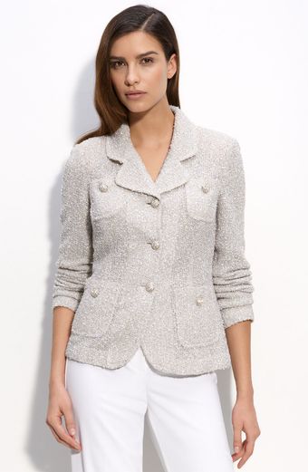  Collection Shimmer Knit Blazer 