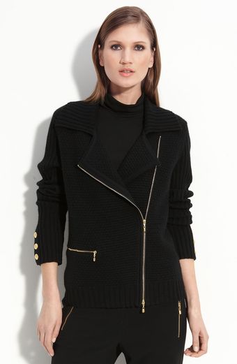  Collection Cashmere Motorcycle Jacket 