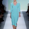Tibi Spring 2012 Blue VNeck Dress in Blue - Lyst