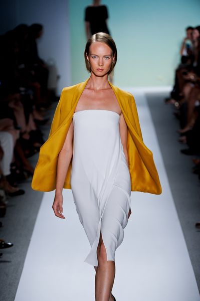 Tibi Spring 2012 Mustard Jacket in Yellow - Lyst