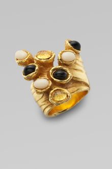Yves Saint Laurent Arty Dots Ring - Lyst