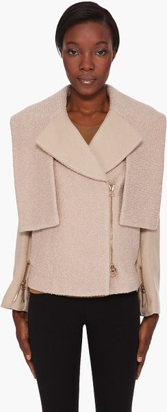 3.1 Phillip Lim Scarf Collar Coat - Lyst