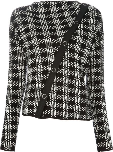 Emporio Armani Fitted Jacket in Black - Lyst