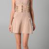 Hervé Léger Cutout Dress in Beige - Lyst