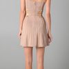 Hervé Léger Cutout Dress in Beige - Lyst