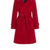 Jaeger full length coat in Red - Lyst