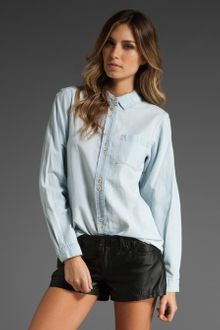 Marc By Marc Jacobs Chambray Shirt in Light Blue - Lyst