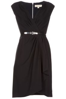 Michael Kors Stretch Wool Dress - Lyst