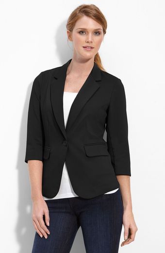  Knit Blazer 