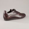 Santoni Leather Trainer in Brown for Men - Lyst