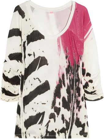  The Right Idea Printed Modal Top 