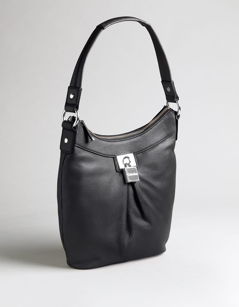Calvin Klein Leather Vienna Hobo Bag in Black Lyst