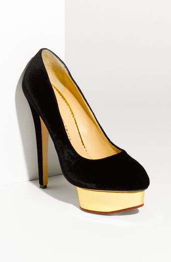 Charlotte Olympia Dolly Island Platform Pump Black - Lyst