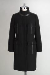 DKNY Funnel Neck Coat