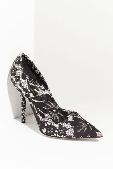 Dolce & Gabbana Lace Print Pump - Lyst