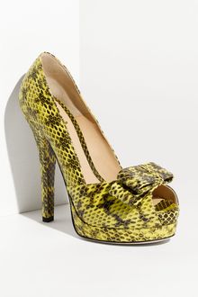 Fendi Deco Watersnake Platform Pump - Lyst