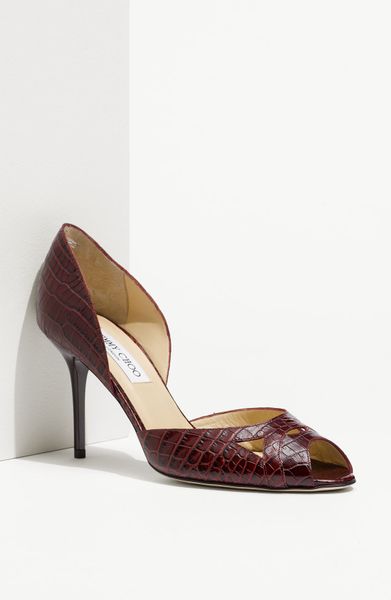 jimmy choo crocodile pumps