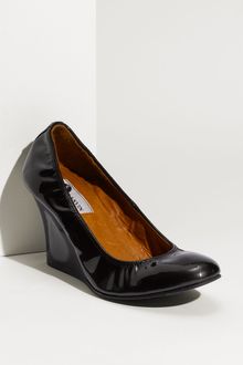Lanvin Ballerina Wedge Heel Pump - Lyst