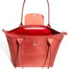 Longchamp Planetes Tonal  Small Shopper in Red (cinders) - Lyst