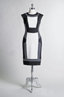 Maggy London Sleeveless Geometric Ponte Dress - Lyst