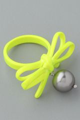Marc By Marc Jacobs Bianca Enamel Bow Ring
