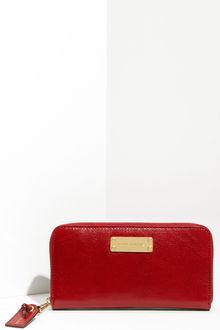 Marc Jacobs Wellington Deluxe Goatskin Wallet - Lyst