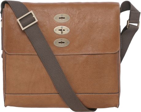 Mulberry Brynmore Satchel Bag in Brown for Men (oak) - Lyst