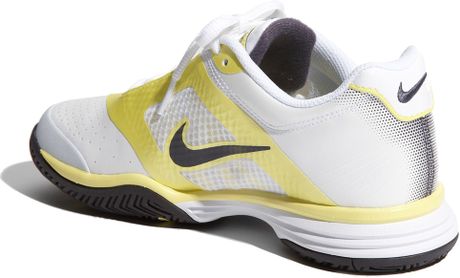 Nike Lunar Speed 3 Tennis Shoe (women) in Yellow (white/gridiron