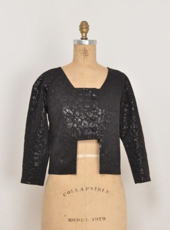  Chloe Cropped Black Leopard Jacket By 